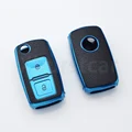 2 button blue