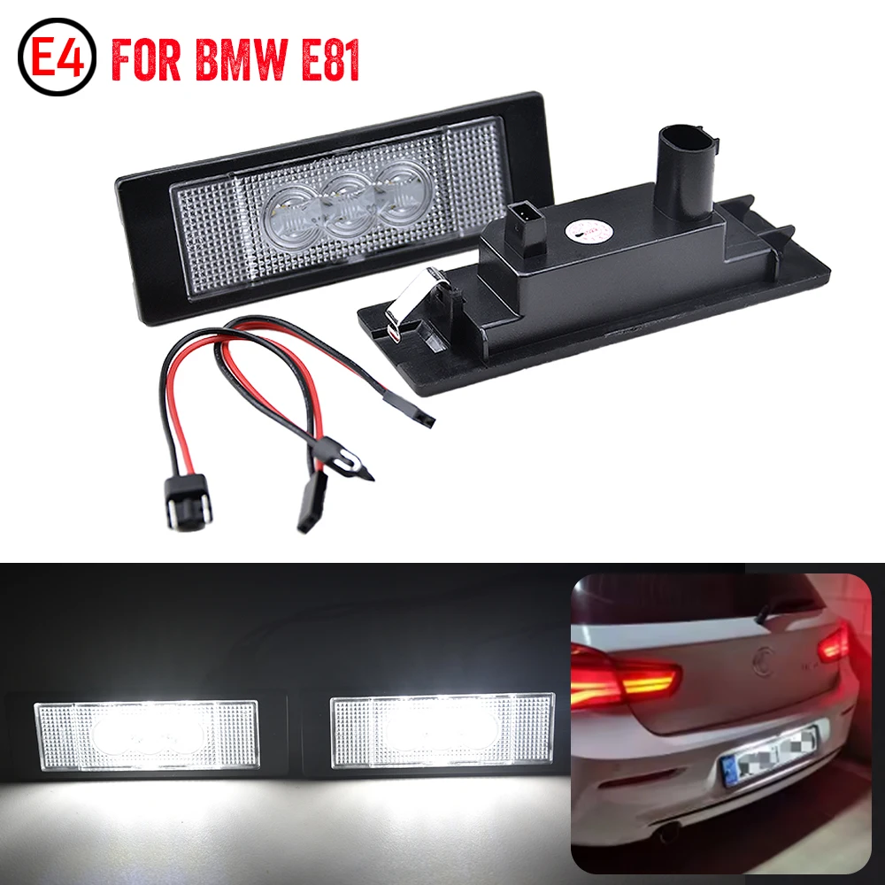 Luz LED de matrícula BMW Serie 1 E81 E87 F20 F21 sin error