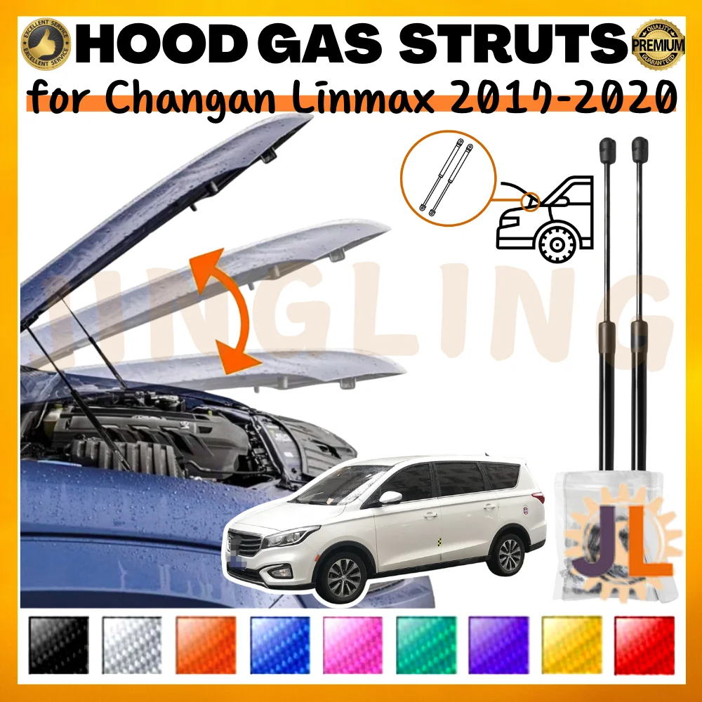 Amortiguadores de capó para Changan Linmax/A800 2017-2020
