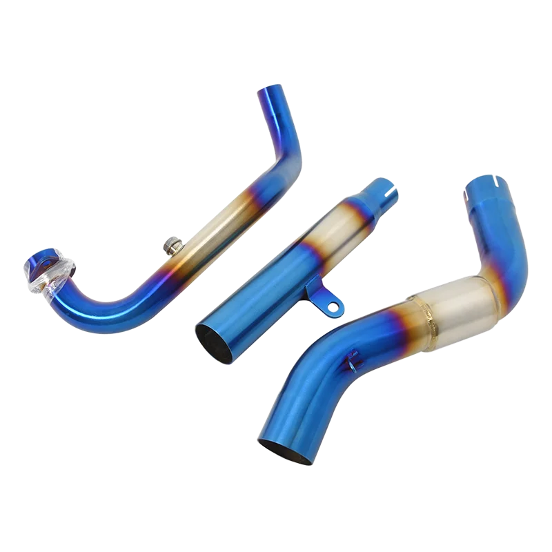 Zontes ZT310R Escape Slip-On tubo de enlace frontal - imagen 4