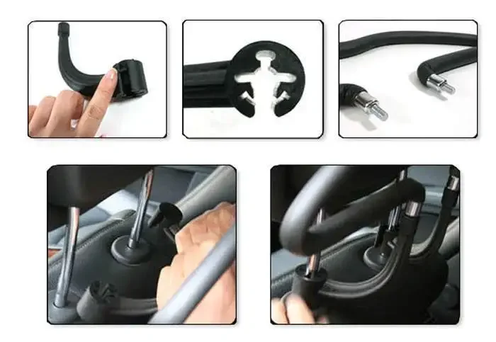 Percha gancho universal para coche – cuelga ropa fácil - imagen 4