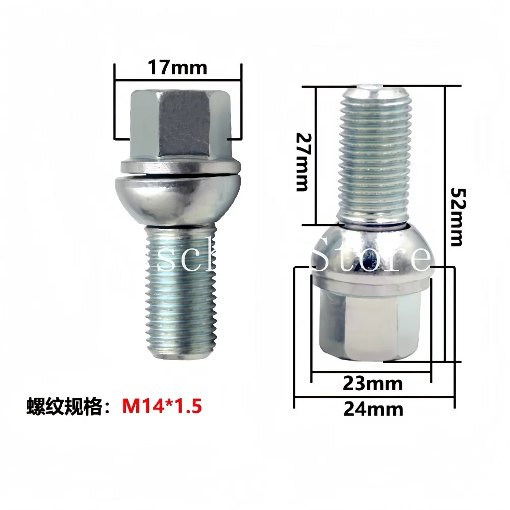 WHT002438 Tornillos de rueda M14x1,5 para Audi A8 - imagen 2
