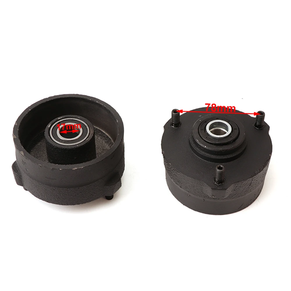 1 Uds. Buje y zapata de freno de tambor delantero de 78mm x 3 pernos para Taotao Sunl 49cc 50cc 90cc 110cc 125cc ATV Go kart Buggy Quad Bike Accesorios - imagen 4