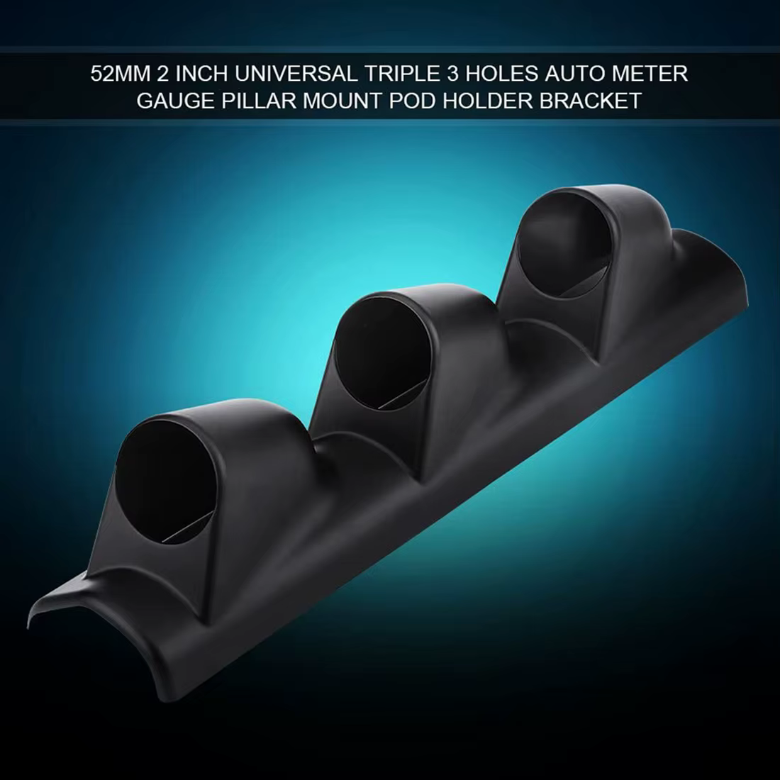 Soporte triple 52mm para pilotos – Montaje universal pilar A - imagen 5