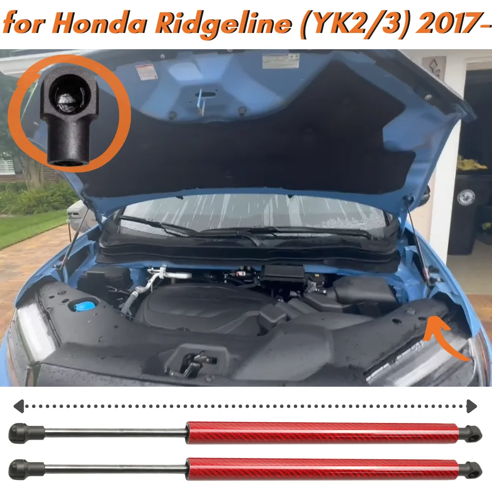 Amortiguadores de capó Honda Ridgeline 2017-actualidad