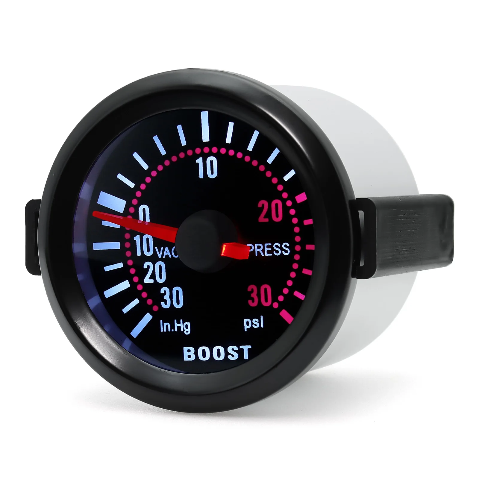 Kit medidores 52mm lente de humo 12V: presión, RPM, turbo, agua, vacío - imagen 4