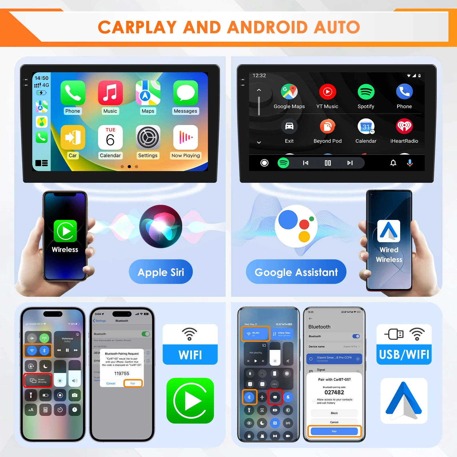 Hizpo radio multimedia CarPlay inalámbrico – Opel Corsa D 2007-2012 - imagen 5