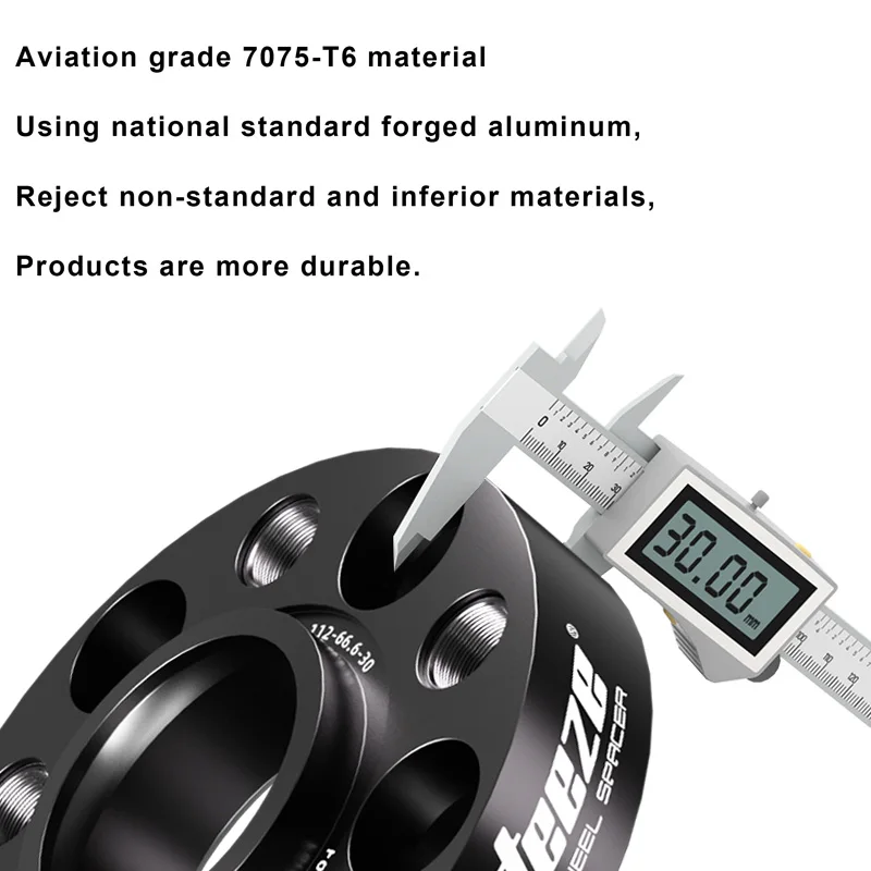 2/4 Uds 5x108 63,4 para Geely Tugella Starray Monjaro placa de brida T6-7075 espaciadores de rueda adaptador ensanchado de cubo de aluminio - imagen 5