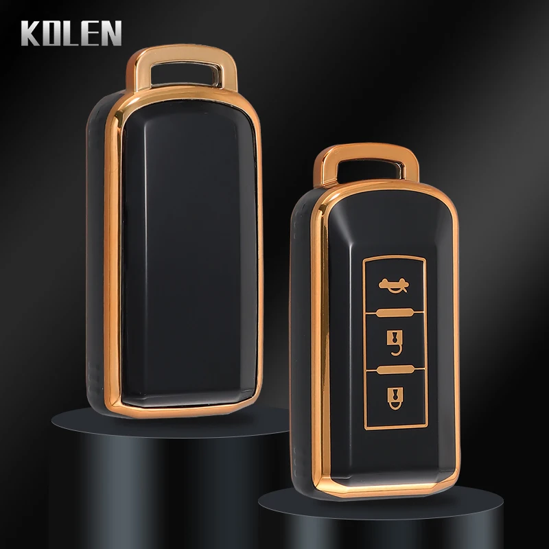 Funda de TPU a la moda para mando a distancia de coche, carcasa para Mitsubishi Outlander ASX LANCER Pajero Sport Eclipse Cross, soporte protector Fob - imagen 4