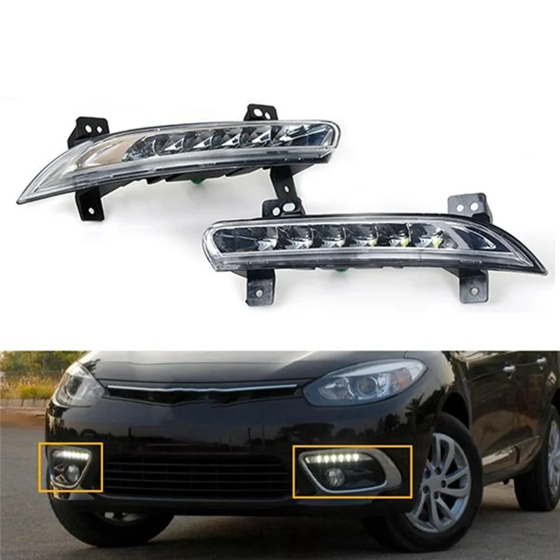 Luz antiniebla LED DRL delantera derecha Renault Fluence 2014+ - imagen 2