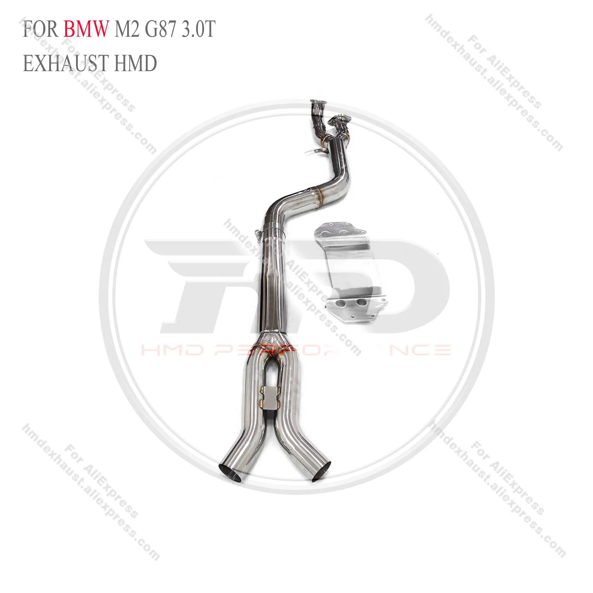 Escape deportivo HMD con resonador y deflector – BMW M2 G87 3.0