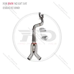 Escape deportivo HMD con resonador y deflector – BMW M2 G87 3.0