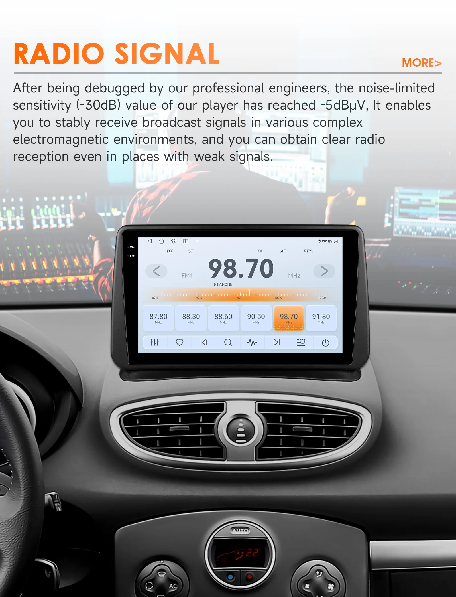 Radio multimedia Qualcomm Android 14 para Renault Clio 3 con CarPlay - imagen 3