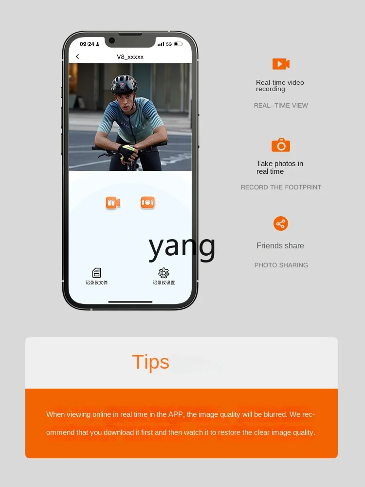 Cámara deportiva Jq para casco bicicleta – impermeable rompevientos - imagen 4