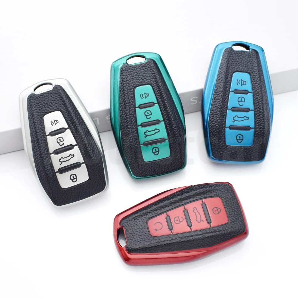 Detalle de la funda para mando de coche