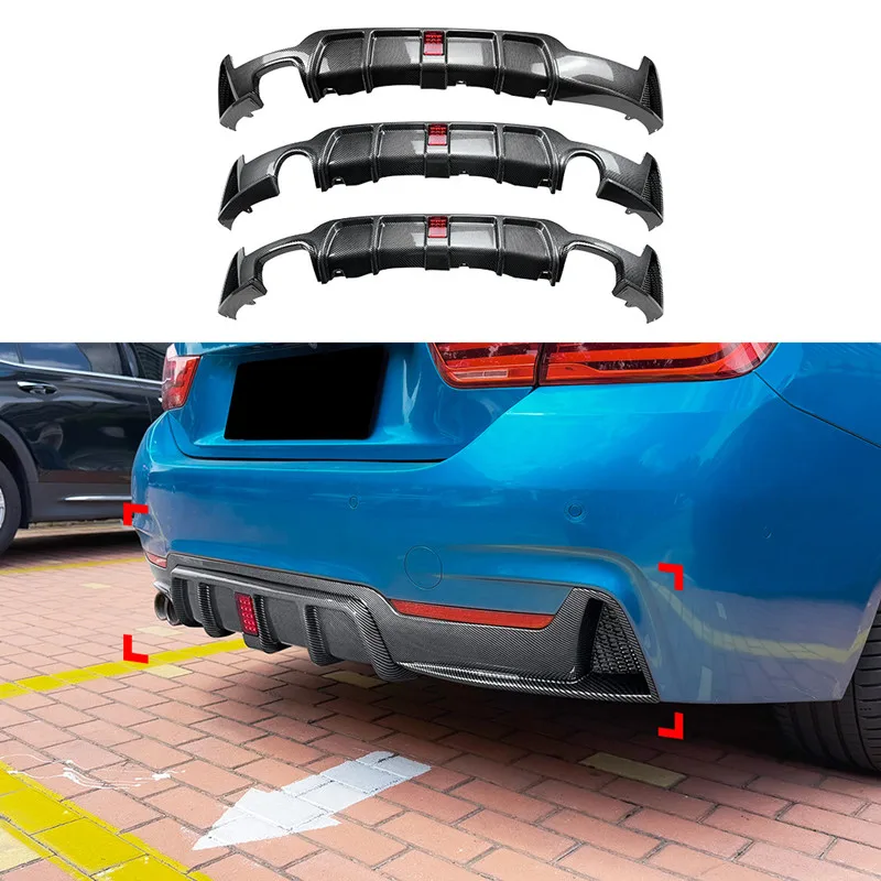 Difusor trasero BMW Serie 4 F32 F33 F36 M Sport 2014-2020 - imagen 2
