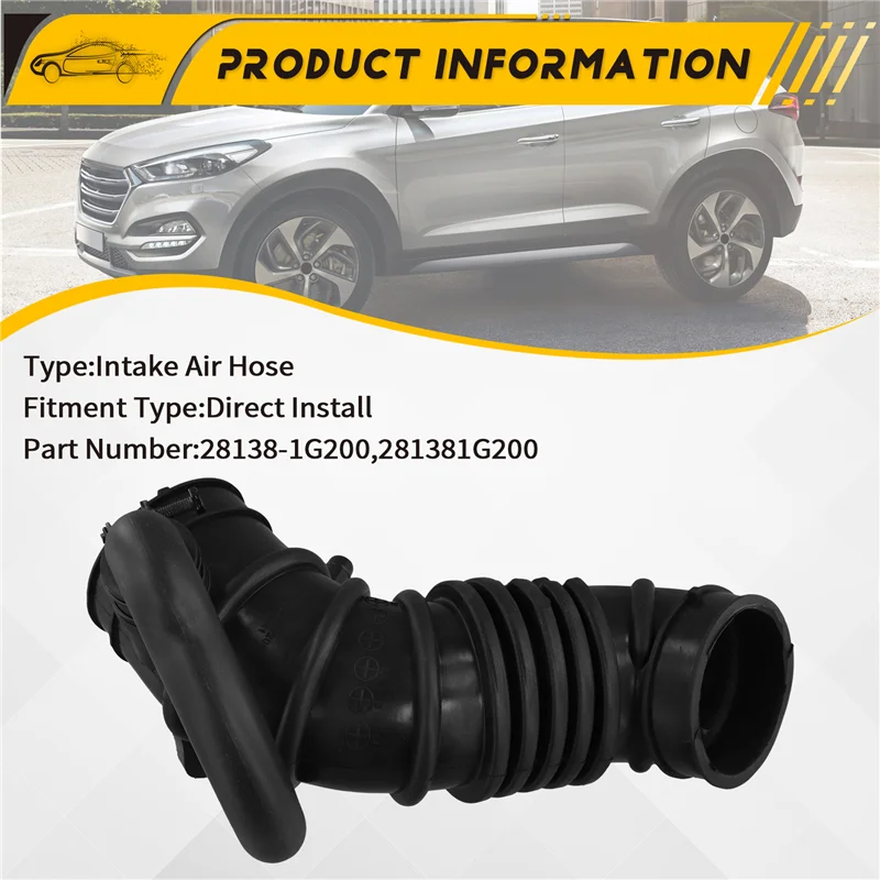 Manguera admisión aire Hyundai Accent Kia Rio MK2 1.4 1.6 2005-2011 - imagen 3