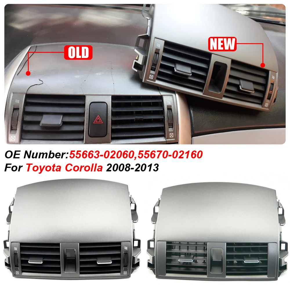 Salida Aire A/C Central Toyota Corolla 2008-2013 OEM 55670-02160