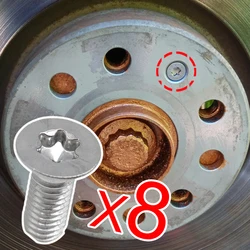 Tornillo disco freno avellanado hexagonal Hyundai Accent