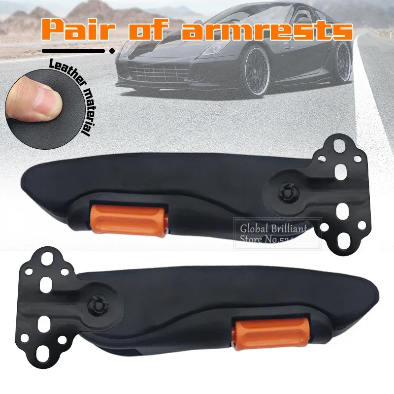 Reposabrazos universal negro para asiento de coche y camión