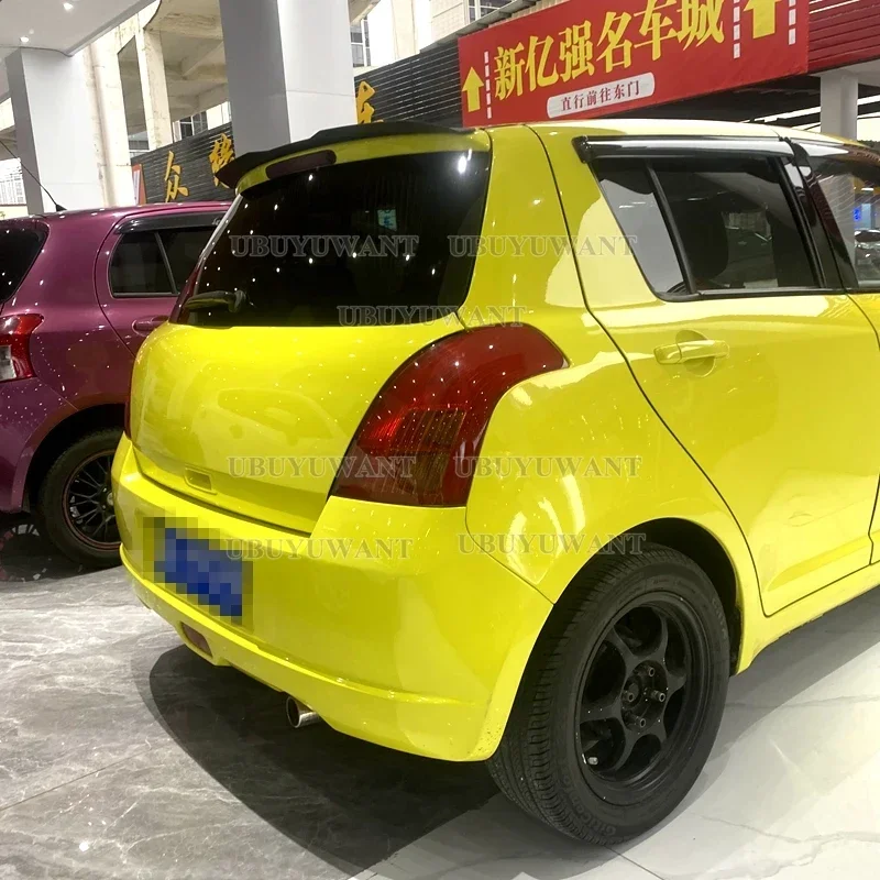 Alerón trasero negro brillo para Suzuki Swift hatchback 2007-2016 - imagen 4