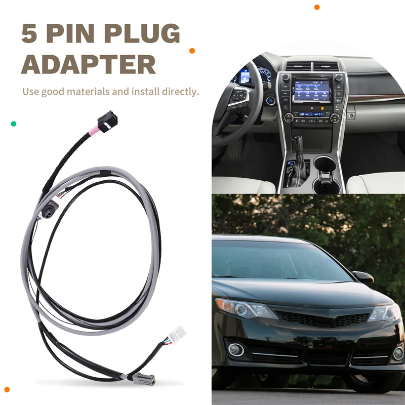Kit arnés adaptador enchufe 5 pines USB AUX para Toyota Corolla RAV4 - imagen 2