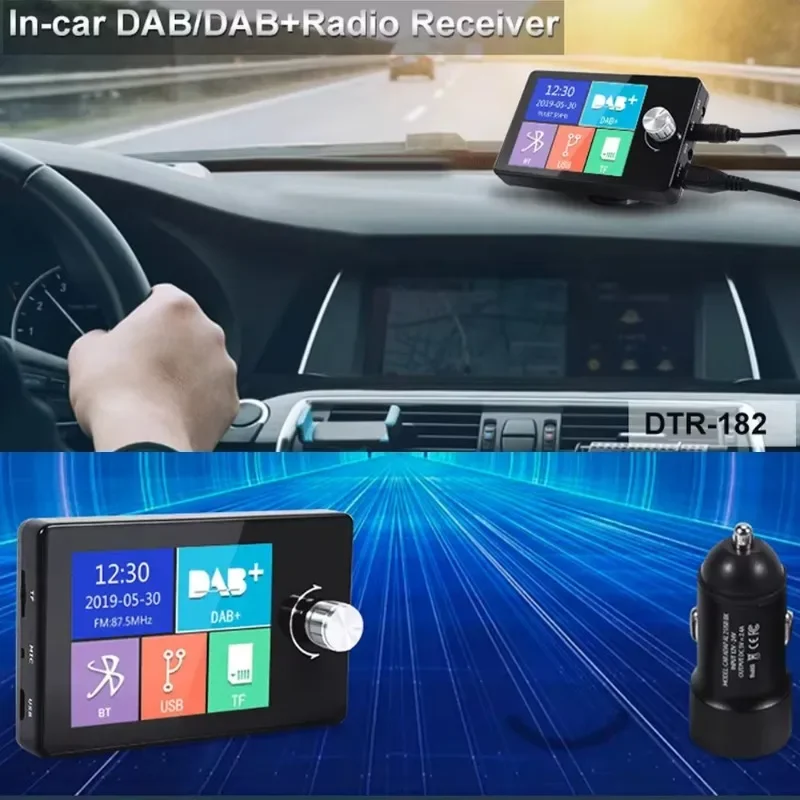 Reproductor MP3 Bluetooth para coche con radio DAB y pantalla 2,8” - imagen 4