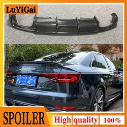 Difusor trasero carbono Audi A4 B9 S-Line