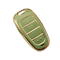 4B button green