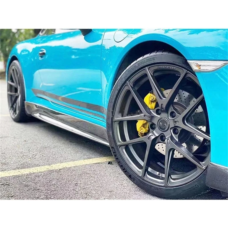 Kit carrocería fibra de carbono para Porsche 911 991 faldones - imagen 4