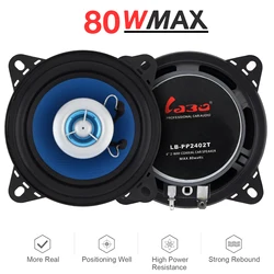 Altavoz coaxial LABO 4 pulgadas 80W subwoofer para coche