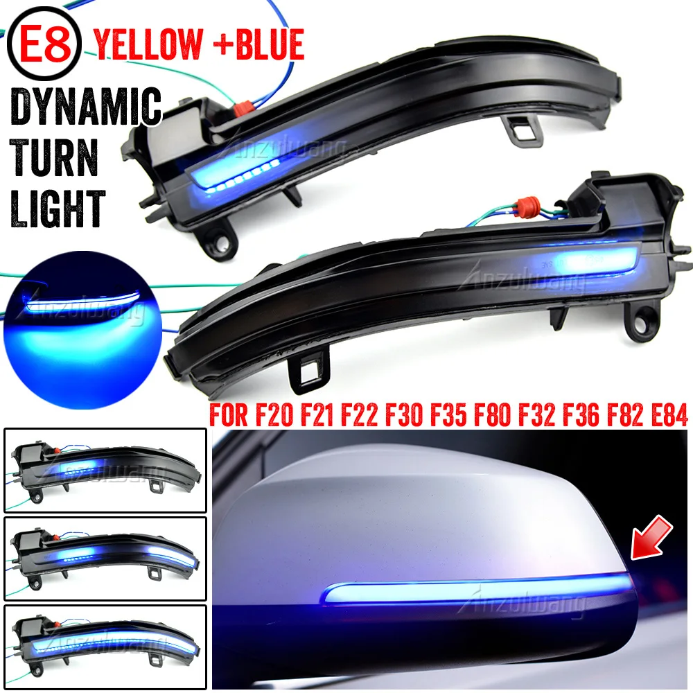 Intermitente dinámico LED lateral para BMW F20 F30 X1 E84 - imagen 4