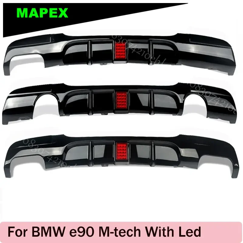 Labio alerón paragolpes trasero LED BMW Serie 3 E90 2005-2012