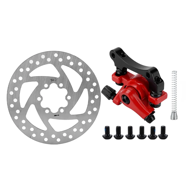 Kit pinza freno aleación 140mm 6 agujeros scooter eléctrico - imagen 4