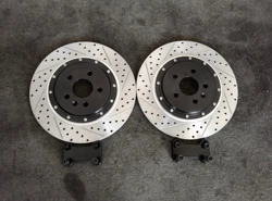 DICASE Disco de freno trasero perforado y ranurado – MINI F56