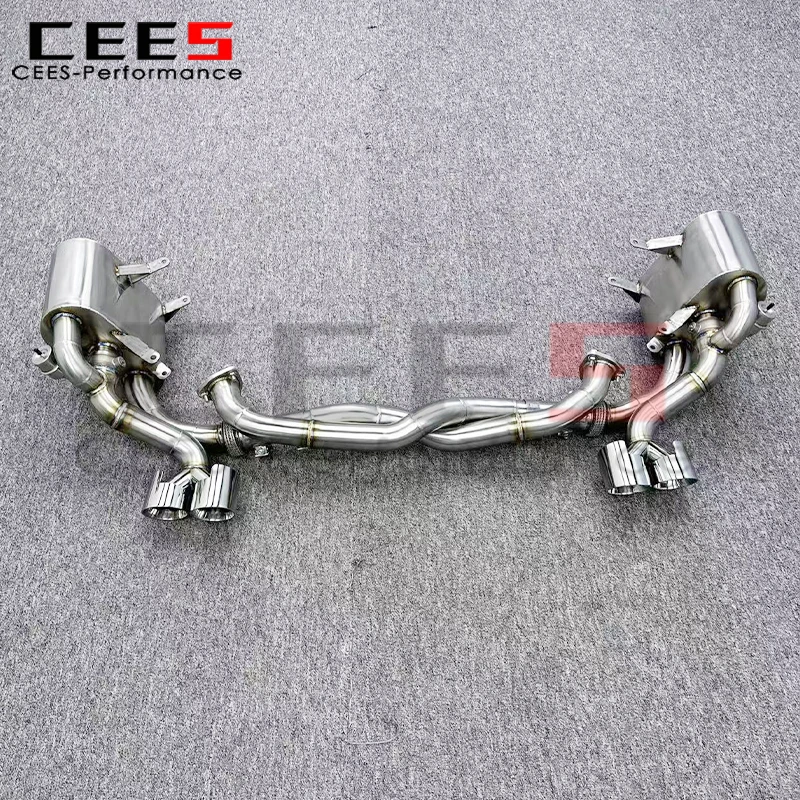 Catback Deportivo CEES Porsche 911 997 2004-2012 Escape Completo con Catalizador OEM - imagen 5