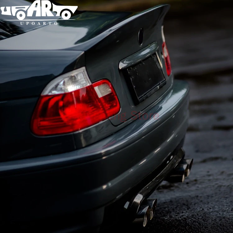 Alerón CSL labio maletero BMW Serie 3 E46 de ABS fibra carbono - imagen 4