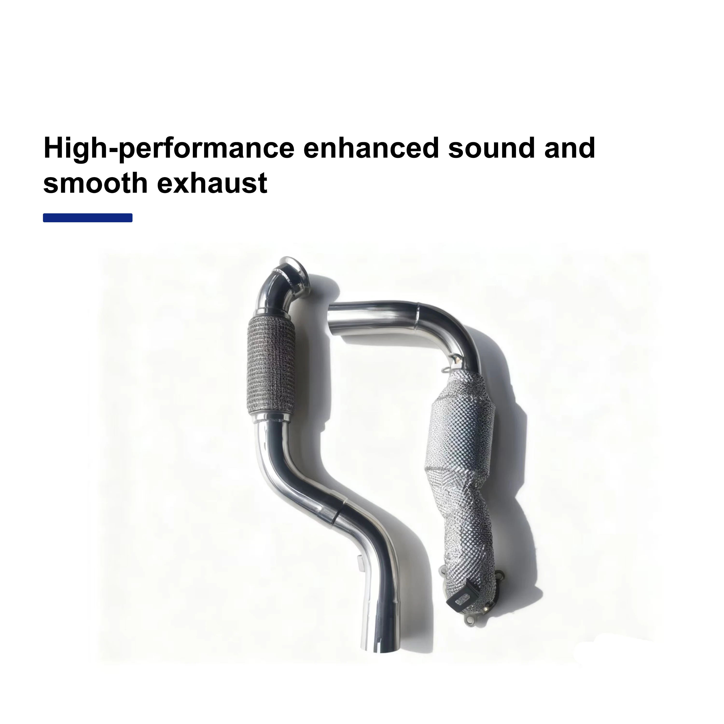 Escape de montaje ACE para Benz CLA220 W117 2,0 T tubo de bajada de flujo libre con catalisis sistemas de escape SUS304 de alta calidad - imagen 5