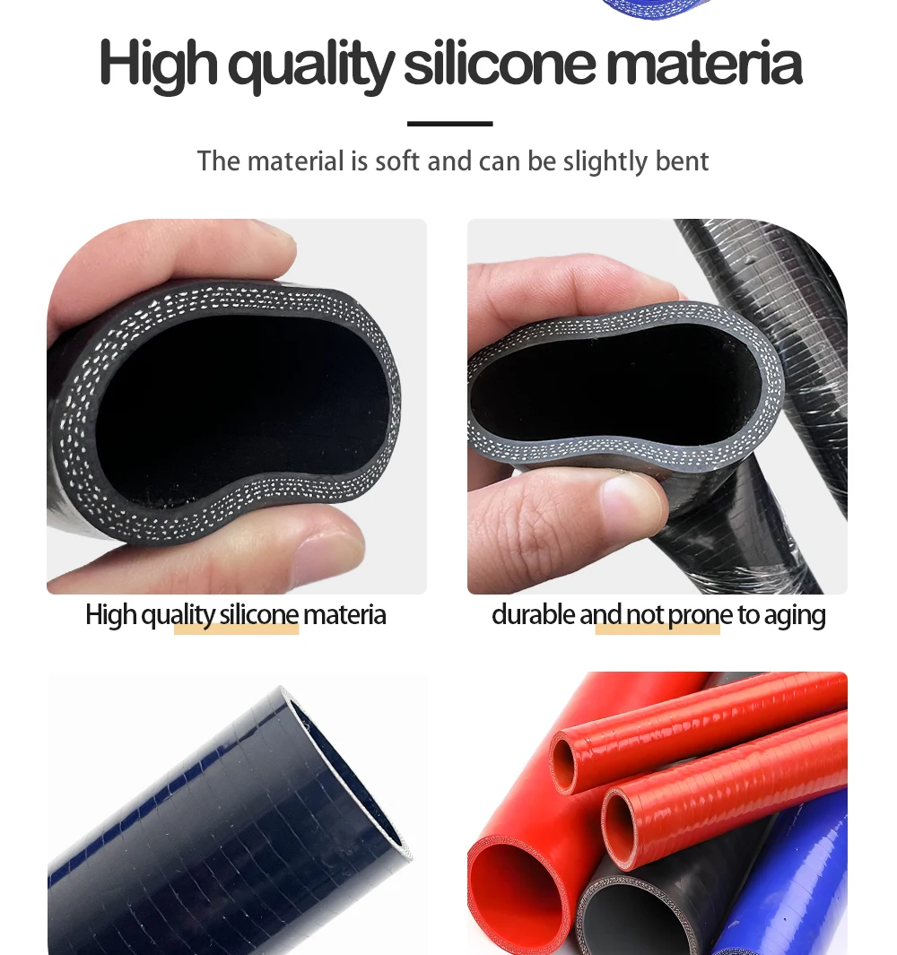 Comparativa de manguera de silicona y goma estándar