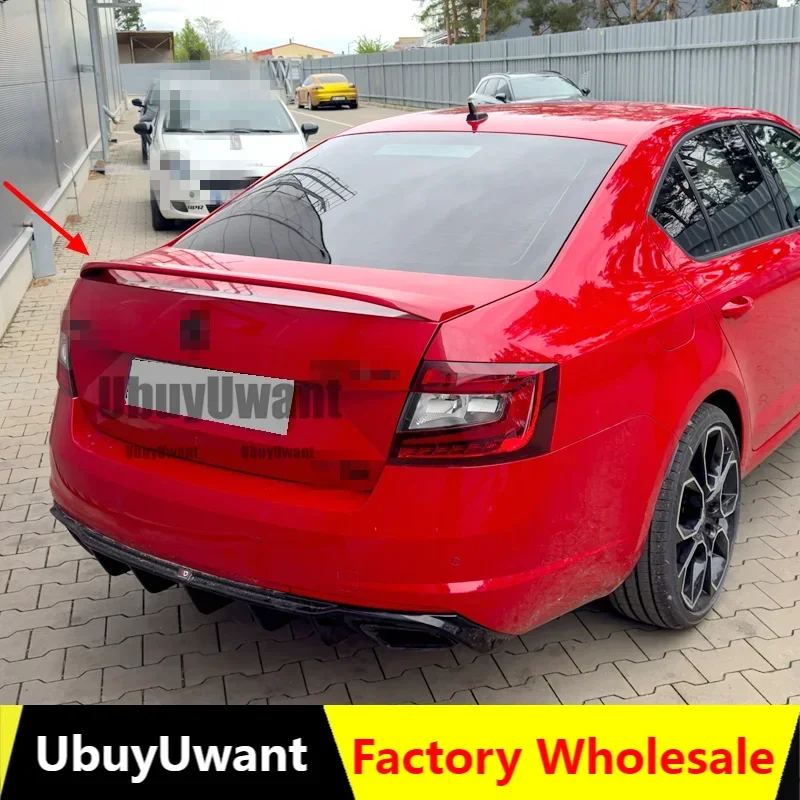 Alerón de maletero ABS sin pintar para Škoda Octavia 2014-2018
