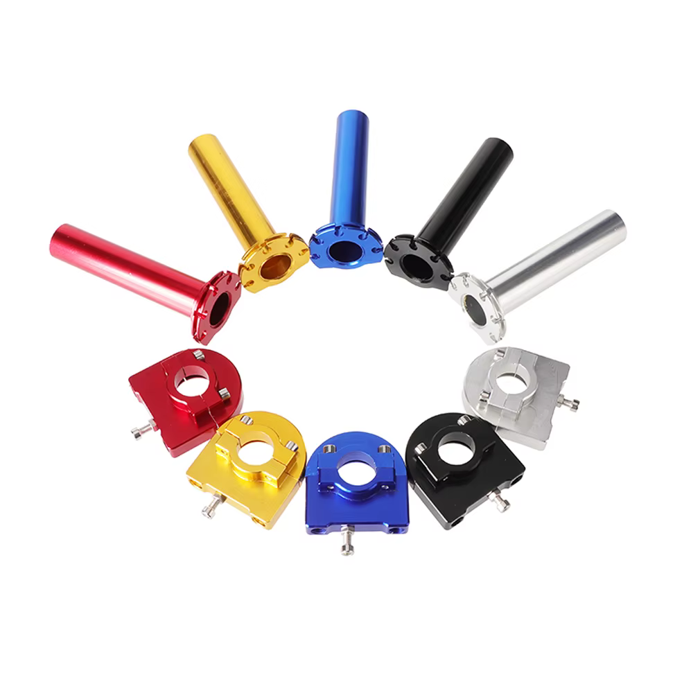 Puño de acelerador rápido de aluminio de 22 mm para moto universal - imagen 3