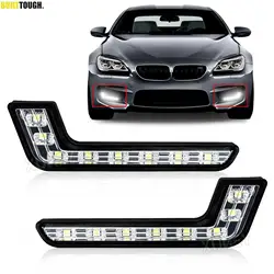 Luces diurnas LED universales en L de 12 V para coche