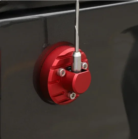 Cubierta decorativa base antena radio Jeep Wrangler JK JL 2007-2017 - imagen 2