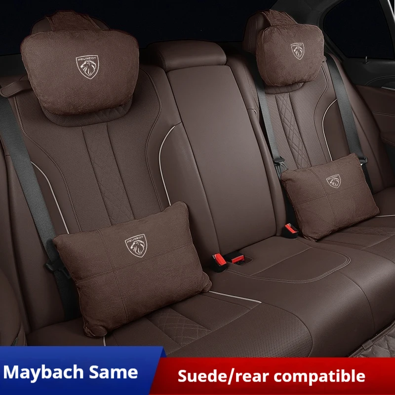 Cojín lumbar reposacabezas para Peugeot – soporte cervical coche - imagen 3