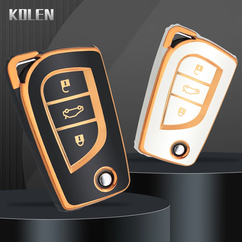 Funda llave coche TPU compatible Toyota Corolla Yaris RAV4