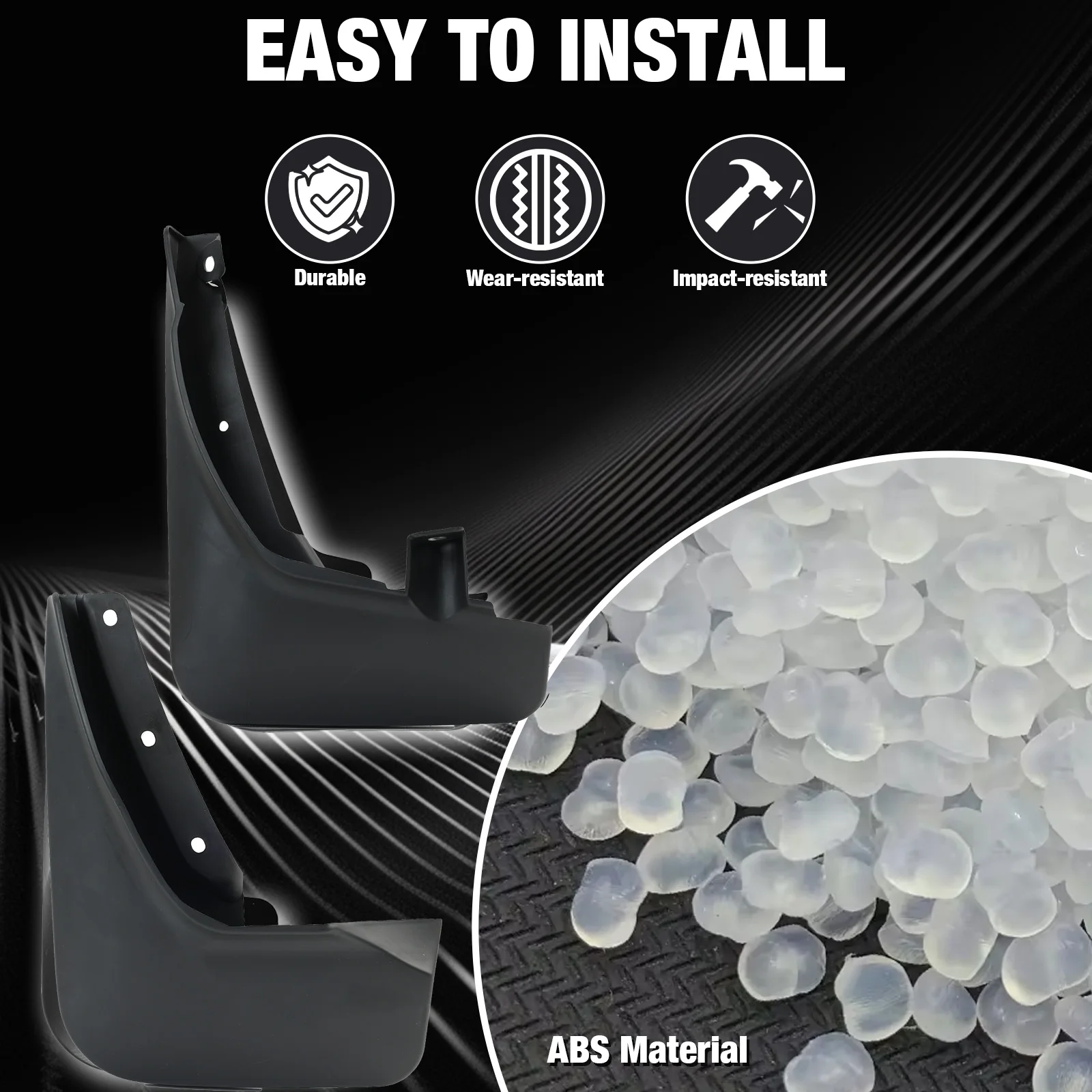 Guardabarros delanteros y traseros Ford Explorer 2020-2022 - imagen 4