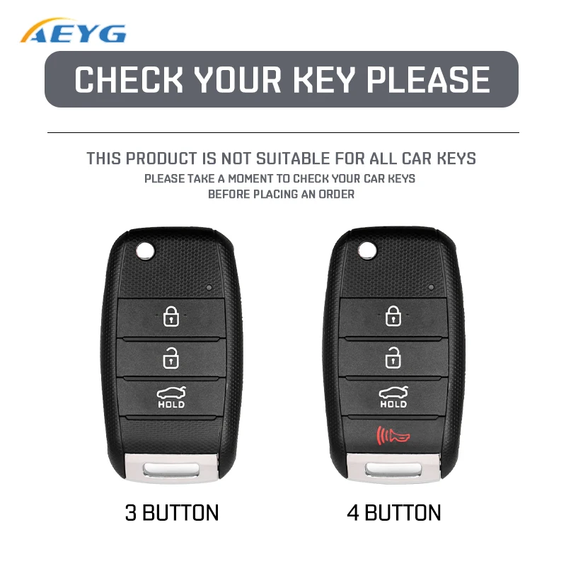 Funda llave ABS fibra de carbono para Kia Rio, Ceed y Sportage - imagen 3