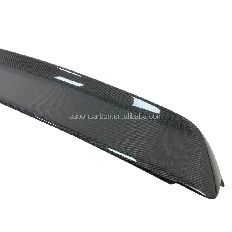 Para 2015-23 Dodge Challenger SRT Hellcat estilo ojo rojo alerón de tapa de cubierta trasera de fibra de carbono con orificio para cámara - imagen 5