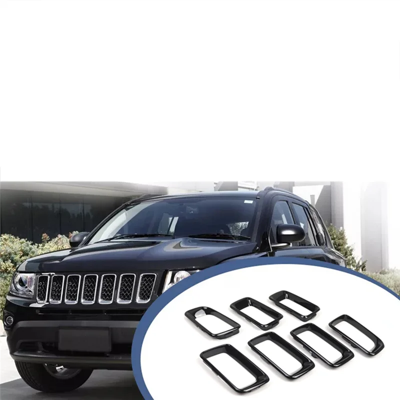 AEF3-68109865AA moldura de rejilla central Jeep Compass 2011-2016 - imagen 2
