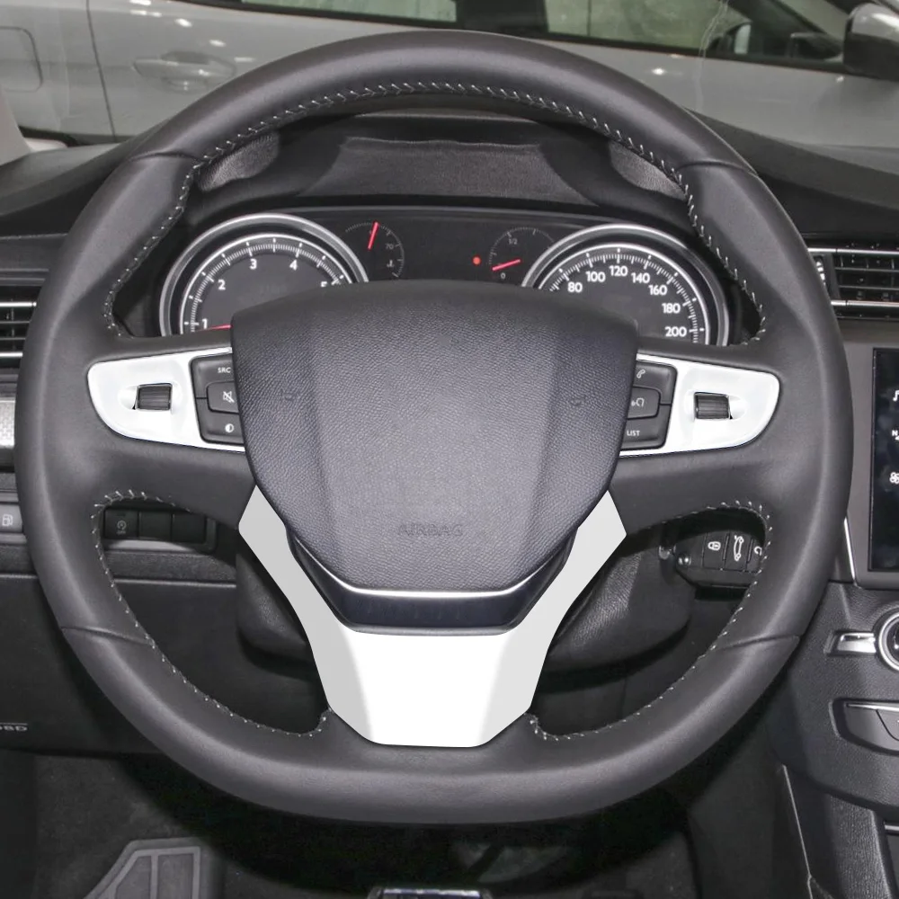 Embellecedor volante cromado lentejuelas Peugeot 408 2014-2019 - imagen 2